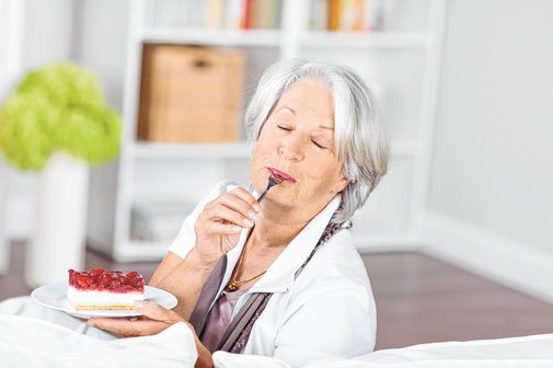 Altersdiabetes muss nicht sein Es kommt nicht auf das einzelne Kuchenstück an.